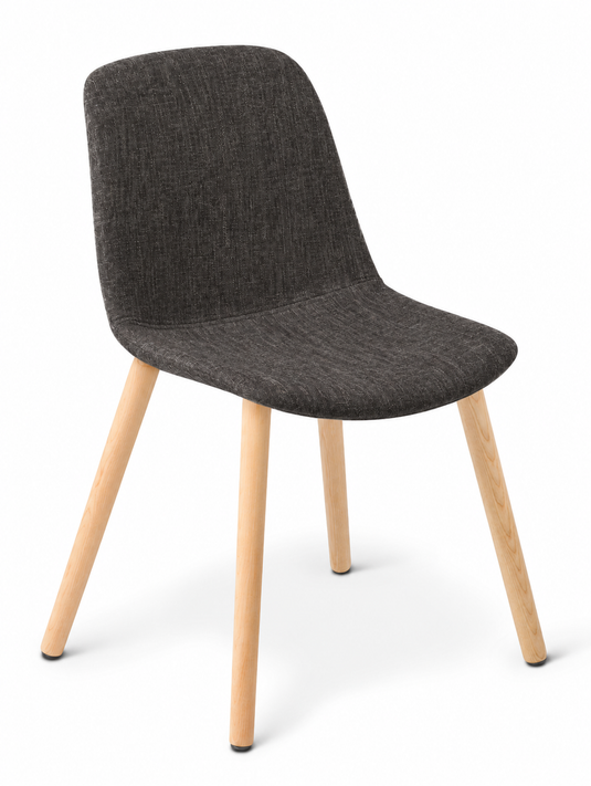 Eden Juna Timber Leg Chair - Fully Upholstered