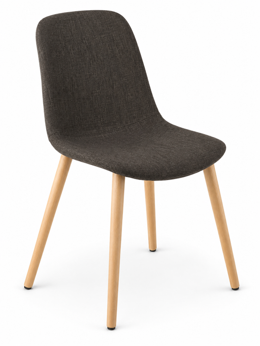 Eden Juna Timber Leg Chair - Fully Upholstered