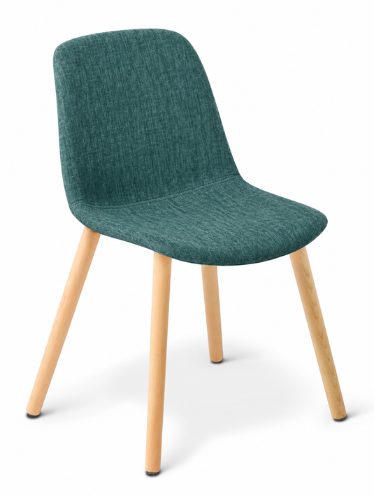 Eden Juna Timber Leg Chair - Fully Upholstered