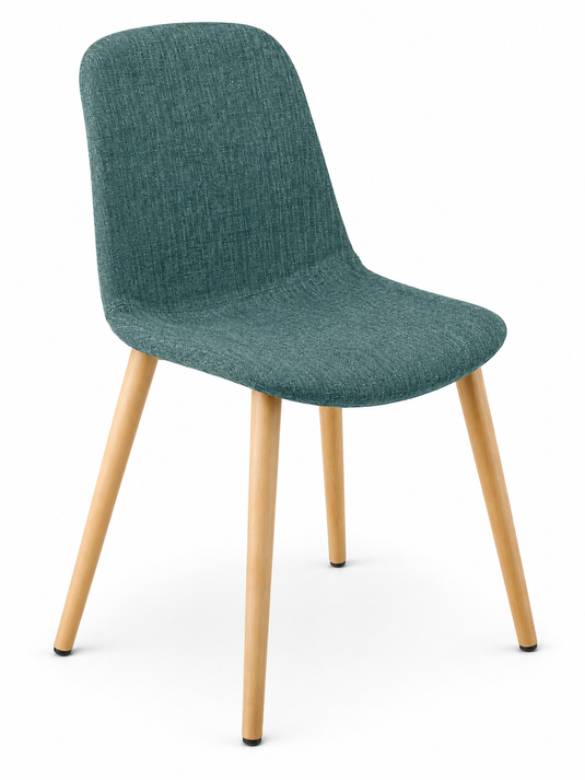 Eden Juna Timber Leg Chair - Fully Upholstered