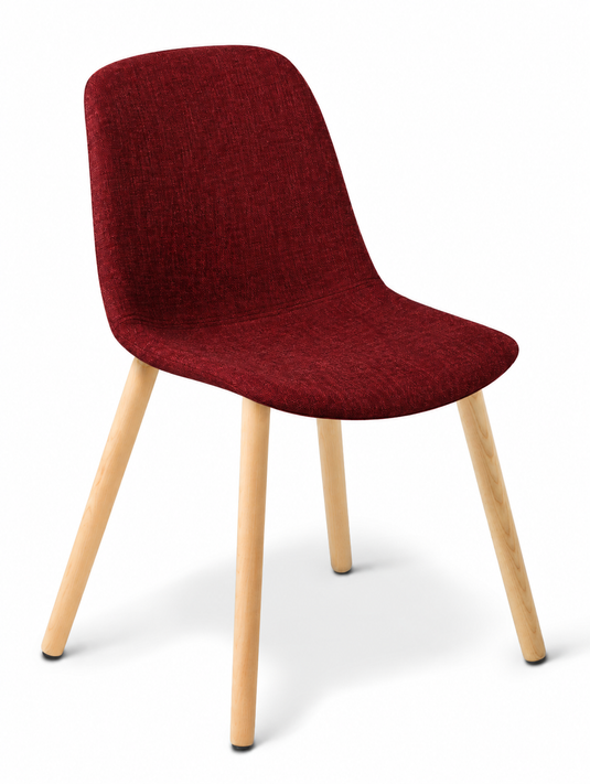 Eden Juna Timber Leg Chair - Fully Upholstered