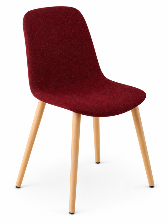 Eden Juna Timber Leg Chair - Fully Upholstered