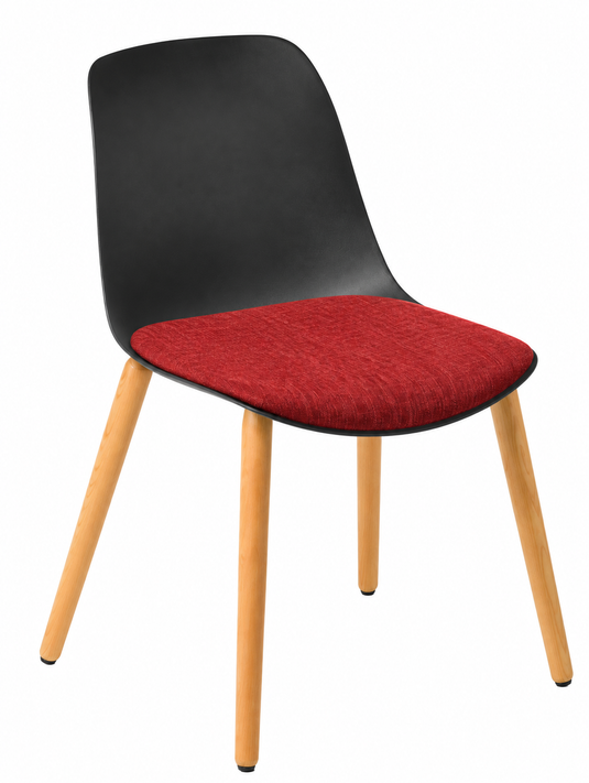 Eden Juna Timber Leg Chair - Seat Upholstered