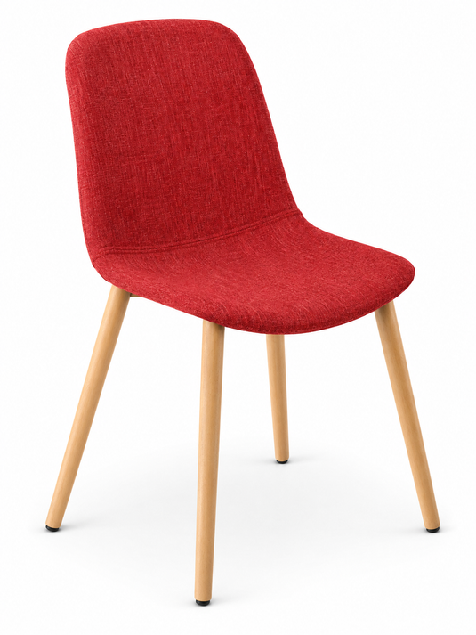 Eden Juna Timber Leg Chair - Fully Upholstered