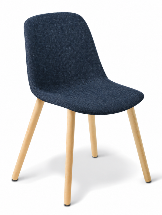 Eden Juna Timber Leg Chair - Fully Upholstered