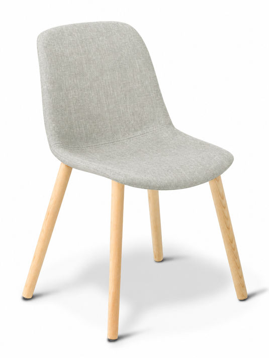 Eden Juna Timber Leg Chair - Fully Upholstered