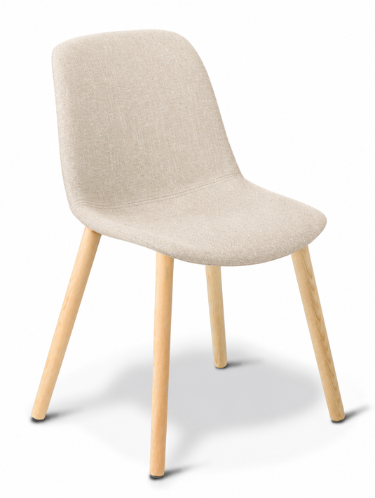Eden Juna Timber Leg Chair - Fully Upholstered