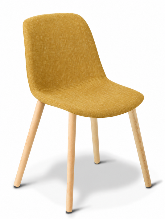 Eden Juna Timber Leg Chair - Fully Upholstered