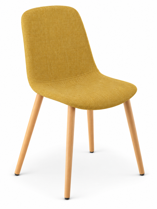Eden Juna Timber Leg Chair - Fully Upholstered