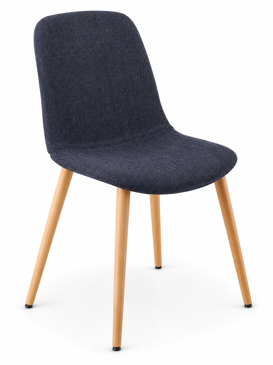 Eden Juna Timber Leg Chair - Fully Upholstered