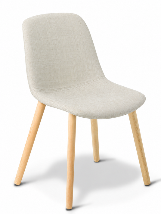 Eden Juna Timber Leg Chair - Fully Upholstered