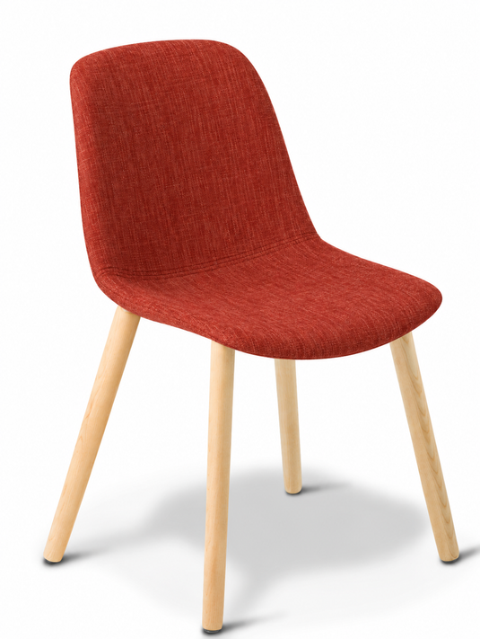 Eden Juna Timber Leg Chair - Fully Upholstered