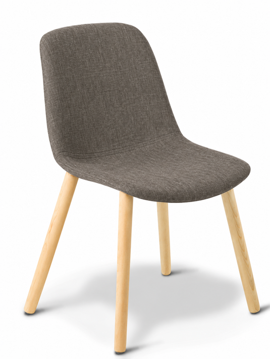 Eden Juna Timber Leg Chair - Fully Upholstered