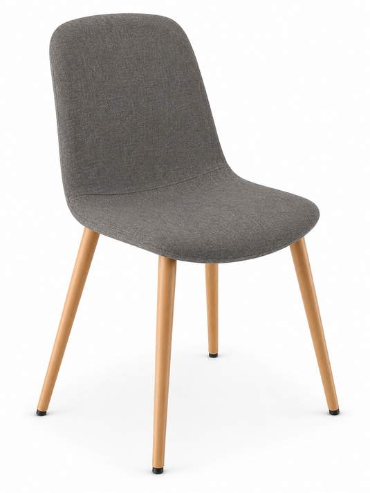 Eden Juna Timber Leg Chair - Fully Upholstered