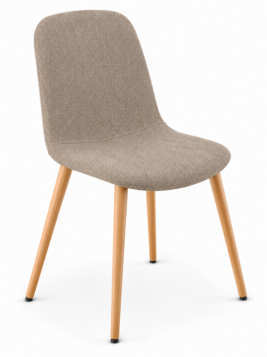Eden Juna Timber Leg Chair - Fully Upholstered