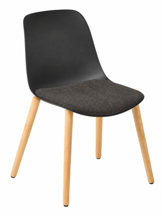 Eden Juna Timber Leg Chair - Seat Upholstered