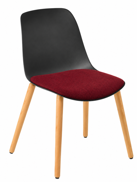 Eden Juna Timber Leg Chair - Seat Upholstered