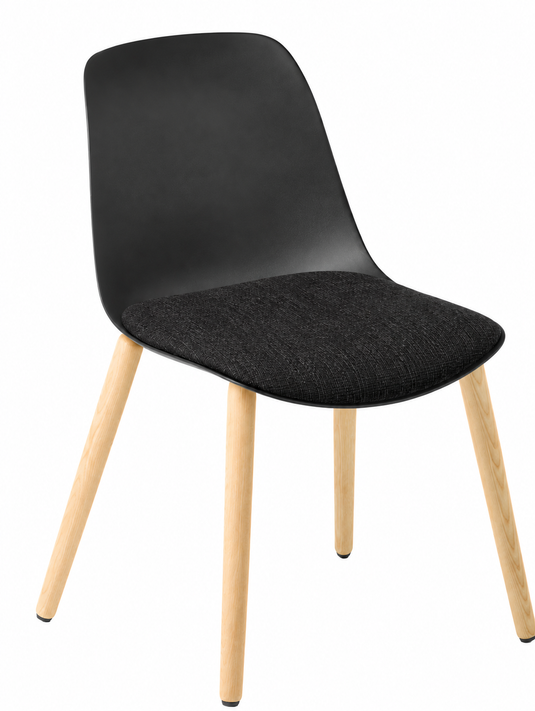 Eden Juna Timber Leg Chair - Seat Upholstered