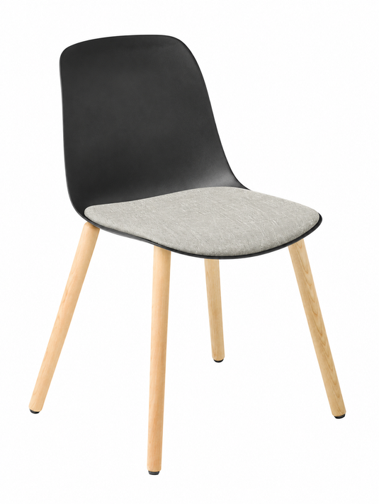 Eden Juna Timber Leg Chair - Seat Upholstered