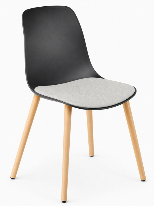 Eden Juna Timber Leg Chair - Seat Upholstered