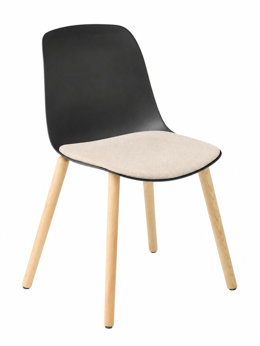 Eden Juna Timber Leg Chair - Seat Upholstered