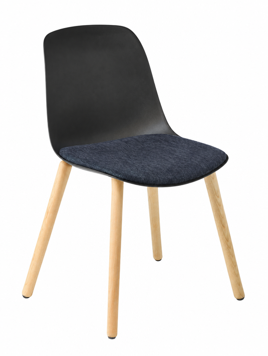 Eden Juna Timber Leg Chair - Seat Upholstered