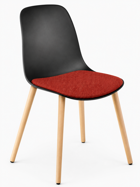 Eden Juna Timber Leg Chair - Seat Upholstered