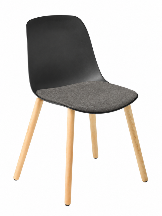 Eden Juna Timber Leg Chair - Seat Upholstered