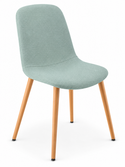 Eden Juna Timber Leg Chair - Fully Upholstered