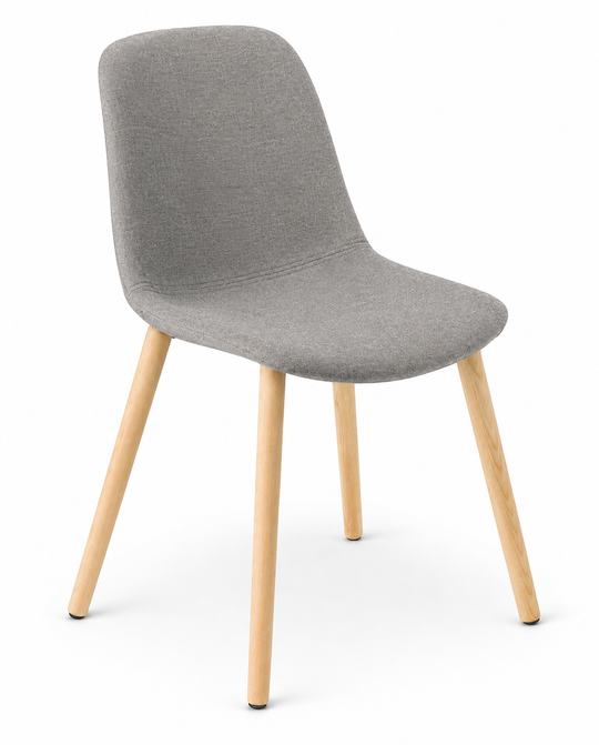 Eden Juna Timber Leg Chair - Fully Upholstered