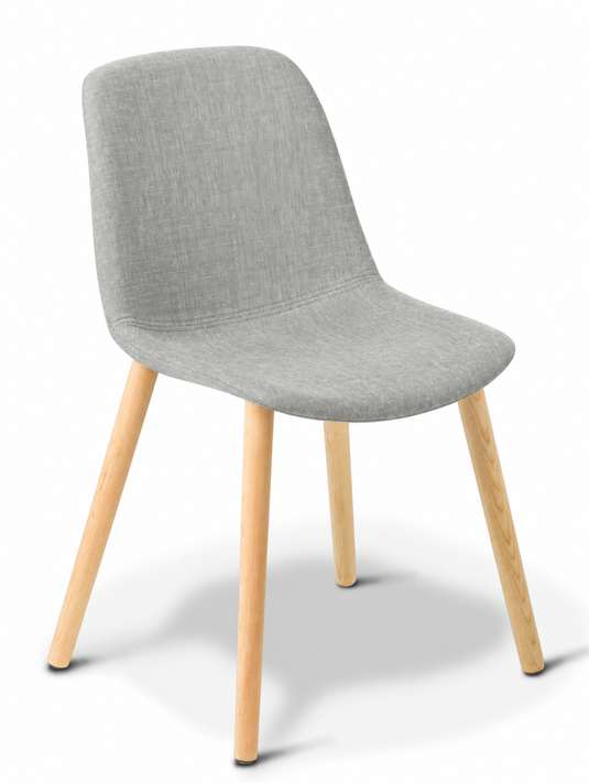 Eden Juna Timber Leg Chair - Fully Upholstered