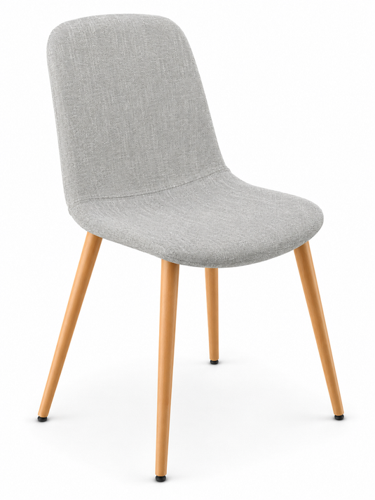 Eden Juna Timber Leg Chair - Fully Upholstered