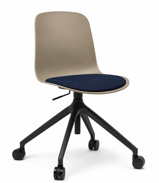 Eden Loria Swivel Chair - Height Adjustable - Seat Upholstered