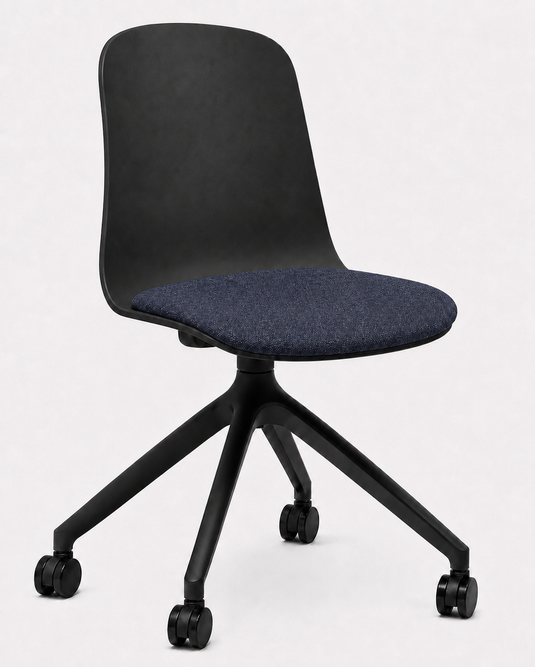 Eden Loria Swivel Chair - Fixed Height - Seat Upholstered