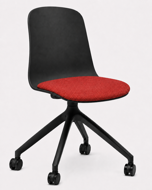Eden Loria Swivel Chair - Fixed Height - Seat Upholstered