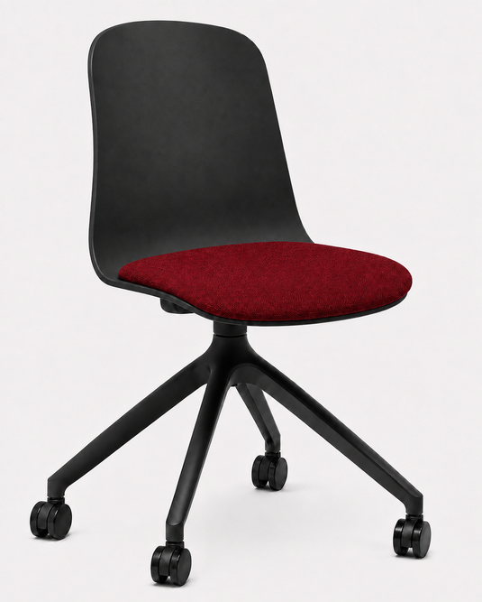 Eden Loria Swivel Chair - Fixed Height - Seat Upholstered
