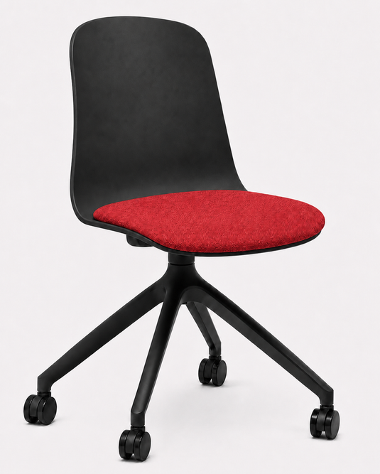 Eden Loria Swivel Chair - Fixed Height - Seat Upholstered