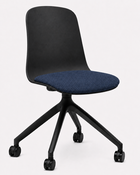 Eden Loria Swivel Chair - Fixed Height - Seat Upholstered