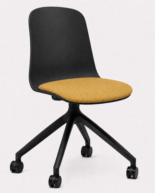 Eden Loria Swivel Chair - Fixed Height - Seat Upholstered