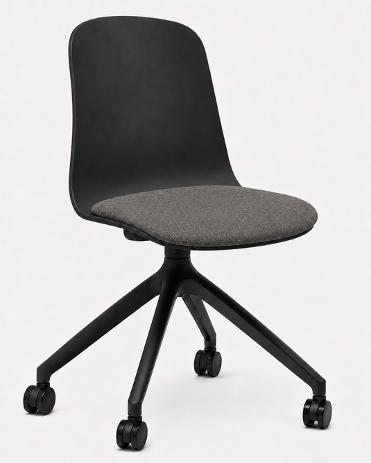 Eden Loria Swivel Chair - Fixed Height - Seat Upholstered
