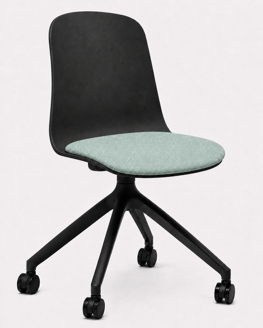Eden Loria Swivel Chair - Fixed Height - Seat Upholstered