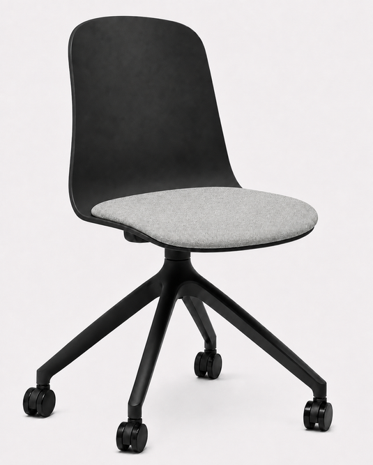 Eden Loria Swivel Chair - Fixed Height - Seat Upholstered