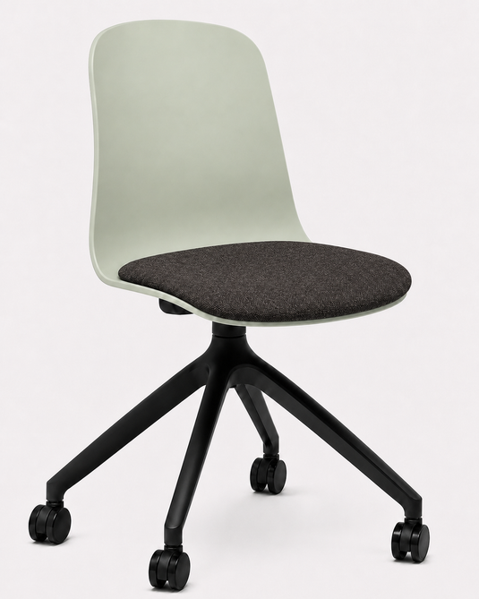 Eden Loria Swivel Chair - Fixed Height - Seat Upholstered