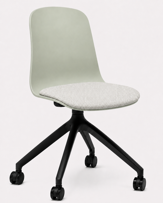 Eden Loria Swivel Chair - Fixed Height - Seat Upholstered