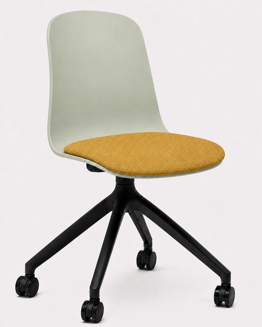 Eden Loria Swivel Chair - Fixed Height - Seat Upholstered