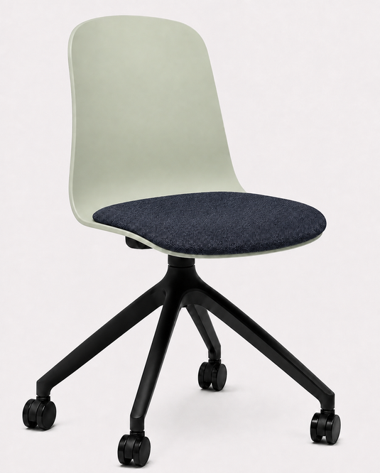Eden Loria Swivel Chair - Fixed Height - Seat Upholstered
