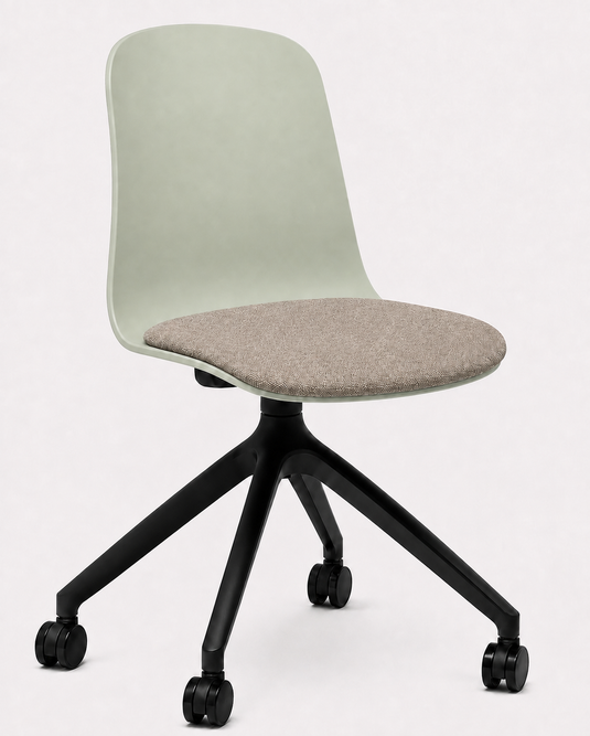 Eden Loria Swivel Chair - Fixed Height - Seat Upholstered