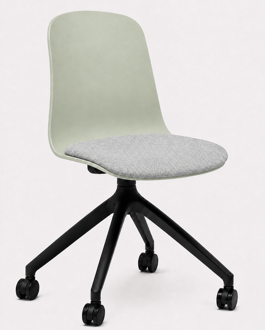Eden Loria Swivel Chair - Fixed Height - Seat Upholstered