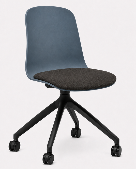 Eden Loria Swivel Chair - Fixed Height - Seat Upholstered