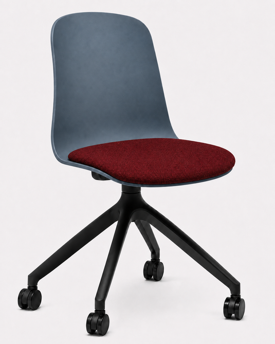 Eden Loria Swivel Chair - Fixed Height - Seat Upholstered